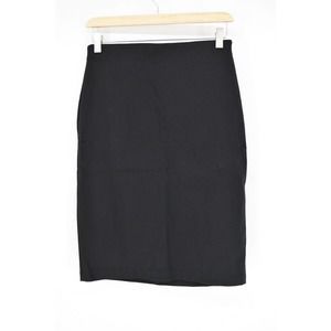 PHILOSOPHY classic jersey pencil skirt black size 6 women's